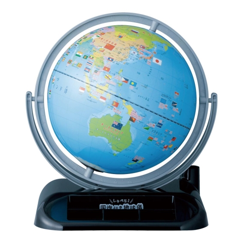 ノベルティ：[知育玩具] しゃべる国旗付地球儀 トイ