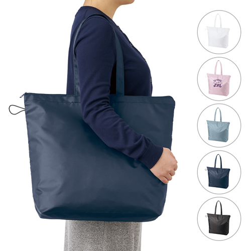 ノベルティ：ポケッタブルファスナートート（L）