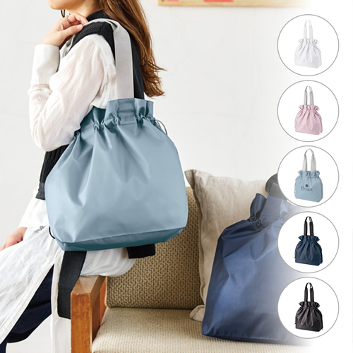 ノベルティ：ポリ巾着トート（M）