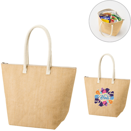 ノベルティ:ジュート保冷トート(M)