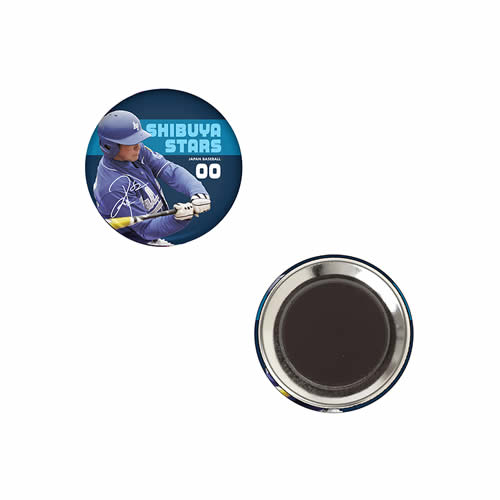 ノベルティ：＜名入れ代不要 印刷0円＞缶マグネット φ57mm