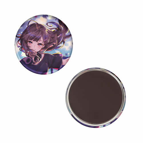 ノベルティ:<名入れ代不要 印刷0円>缶マグネット φ76mm