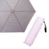 [折りたたみ傘] フラット軽量ボーダー柄 ミニ傘