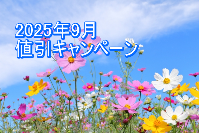 レジャーやイベントが増える9月、秋の販促を応援！／2025年